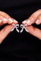 Heliophilia Silver Pendientes de Metal en Plata